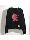 Bear Logo Cotton Sweatshirt Black - MAISON MIHARA YASUHIRO - BALAAN 2