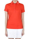 Tour Tech Short Sleeve Polo Shirt Red - J.LINDEBERG - BALAAN 4