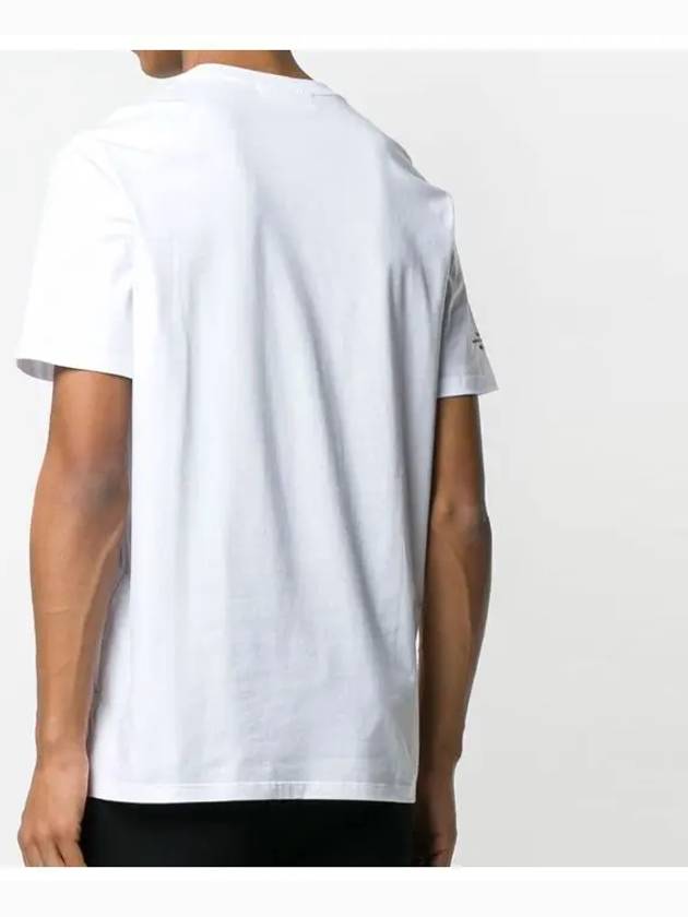 case plaster print short sleeve t-shirt white - NEIL BARRETT - BALAAN 5