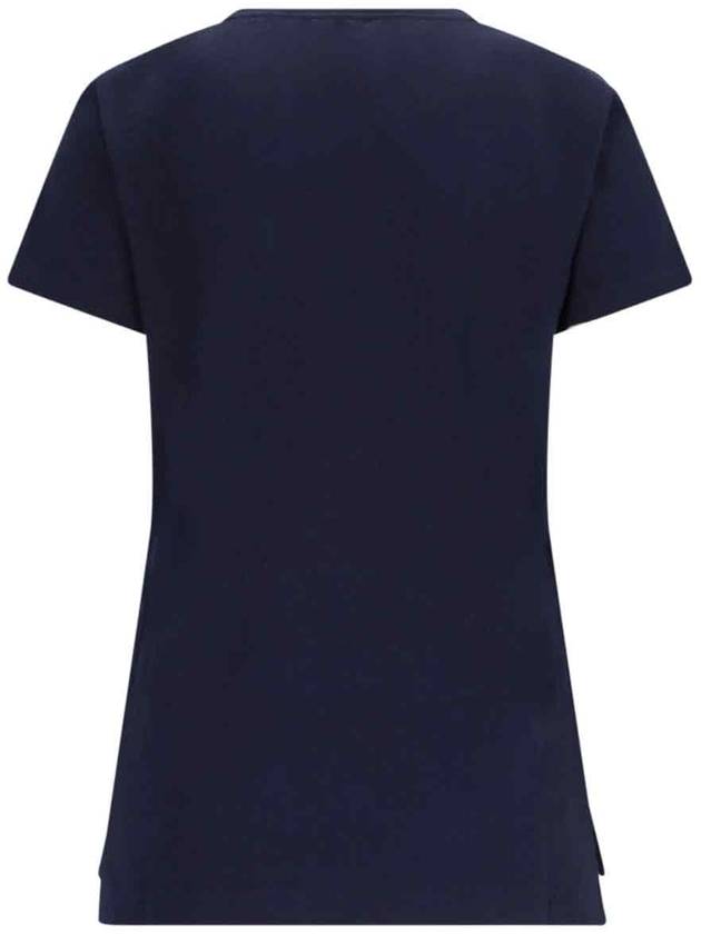 Embroided ORB Peru Short Sleeve T-Shirt Navy - VIVIENNE WESTWOOD - BALAAN 3