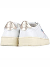 Medalist Goatskin Low Top Sneakers Gold White - AUTRY - BALAAN 6