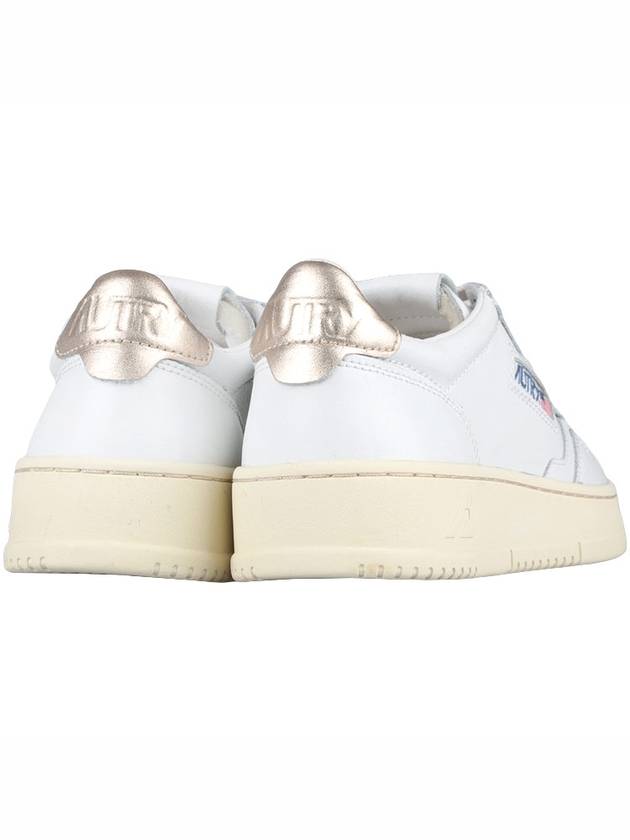 Medalist Goatskin Low Top Sneakers Gold White - AUTRY - BALAAN 6