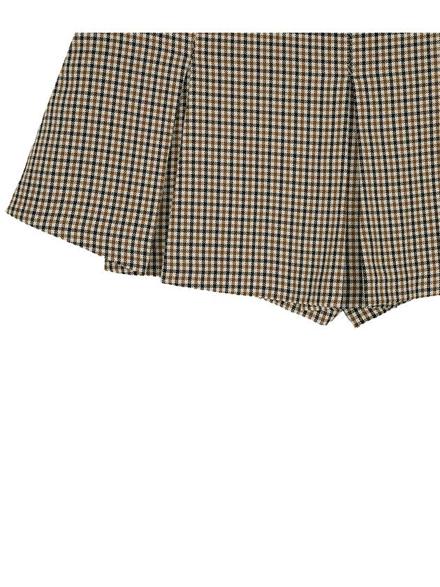 Low rise pleated skirt beige - HIGH SCHOOL DISCO - BALAAN 4