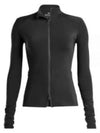 Women's Featherweight Silky Tech Nylon Full Zip Jacket Black - G/FORE - BALAAN 2