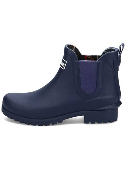 Wilton Wellington Chelsea Rain Boots Navy - BARBOUR - BALAAN 2