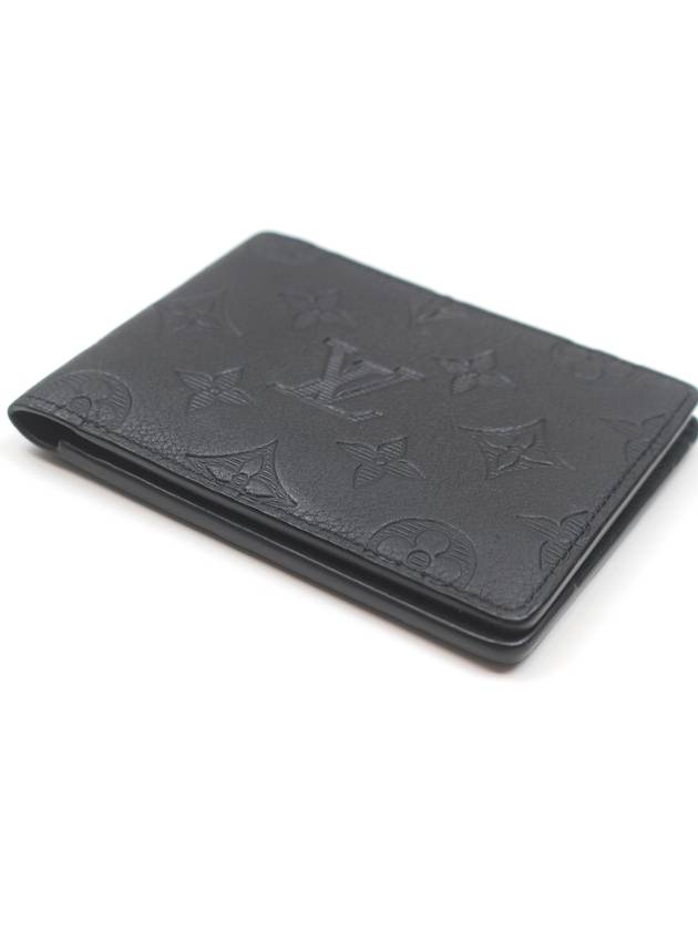 Multiple Wallet Monogram Shadow Leather Half Black M62901 - LOUIS VUITTON - BALAAN 7