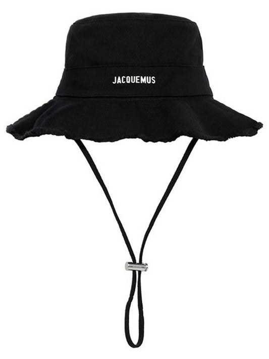 Le Bob Artichaut Bucket Hat Black - JACQUEMUS - BALAAN 2