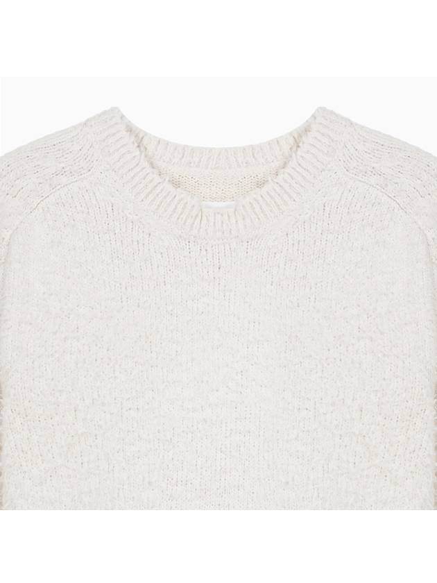 Stitch Texture Knit Top Beige - MAISON MARGIELA - BALAAN.