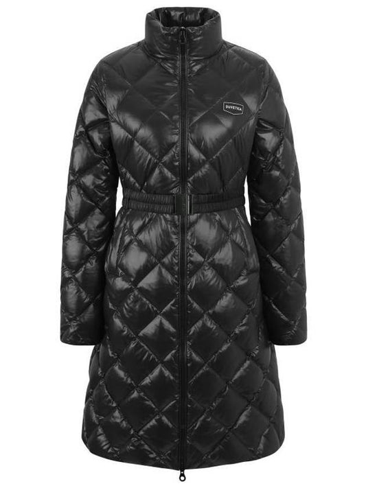 Women s Nosadella Diamond Quilted Heavy Long Down Jacket VDDJ95535 BKS - DUVETICA - BALAAN 1