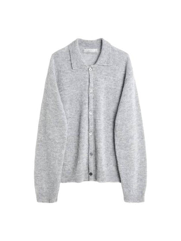 Evening Polo Cardigan Dust Melange - OUR LEGACY - BALAAN 1