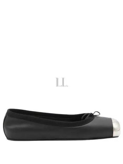 Metal Toe Ballerina Flats Black - ALEXANDER MCQUEEN - BALAAN 2