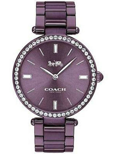 Coach Park Quartz Crystal Purple Dial Ladies Watch 14503422 - COACH - BALAAN 1