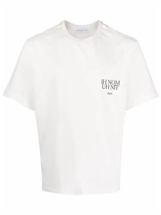 Printing Short Sleeve T-Shirt White - IH NOM UH NIT - BALAAN 2