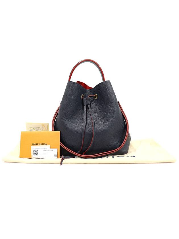 M45306 Marine Rouge Monogram Empreinte Neo Noe Bucket Bag 2WAY - LOUIS VUITTON - BALAAN 2