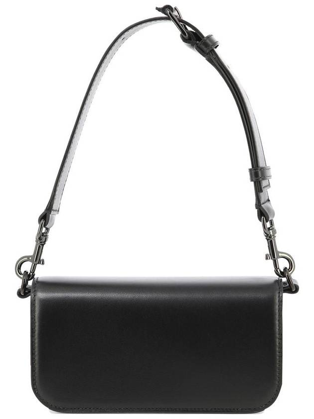 Loco Mini Leather Shoulder Bag Black - VALENTINO - BALAAN 4