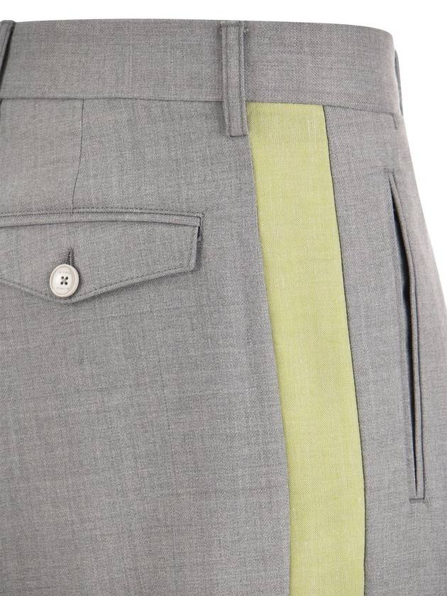 tailored straight pants gray - ETRO - BALAAN 5