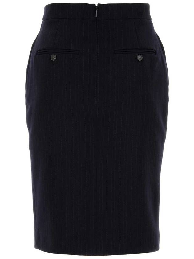 Short Skirt 762647 Y5H334127 BLUE - SAINT LAURENT - BALAAN 3