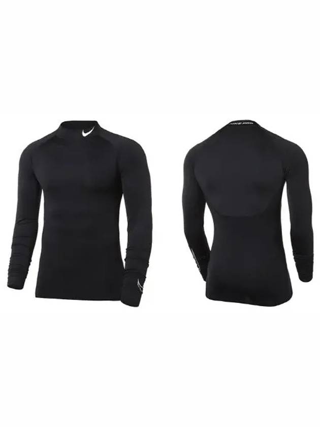 Pro Dri Fit Tight Long Sleeve Mock Men s Training T Shirt Black DD1986 010 - NIKE - BALAAN 8