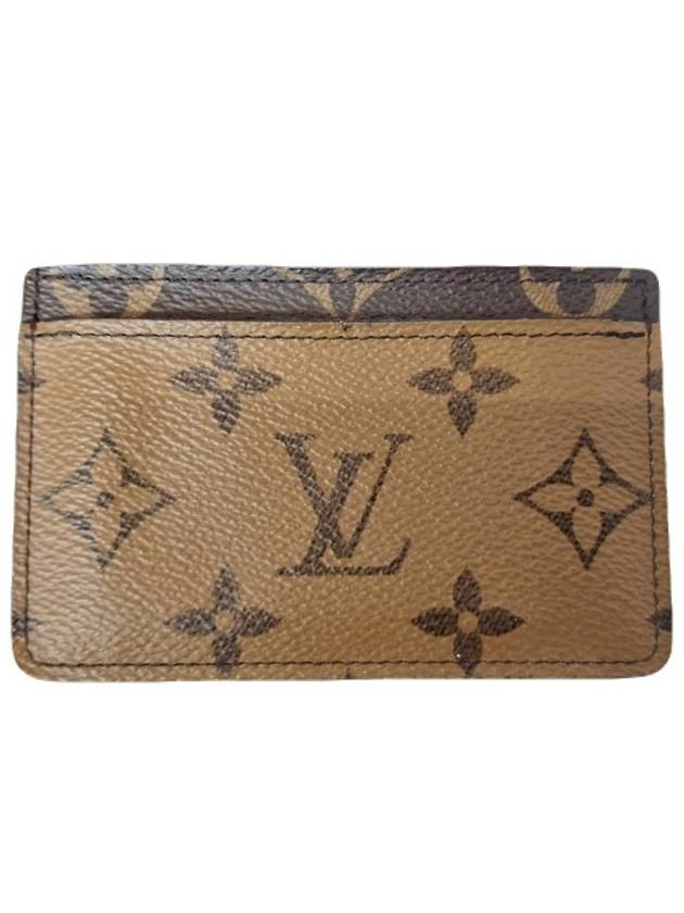 Monogram Reverse Canvas Card Wallet M69161 - LOUIS VUITTON - BALAAN 1