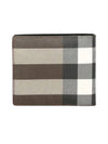 Vintage Check 2-Fold Half Wallet Dark Birch Brown - BURBERRY - BALAAN 3