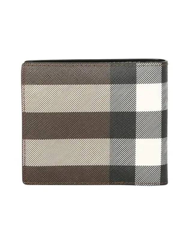 Vintage Check 2-Fold Half Wallet Dark Birch Brown - BURBERRY - BALAAN 3