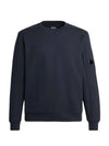 Diagonal Raised Fleece Sweatshirt Navy - CP COMPANY - BALAAN 6