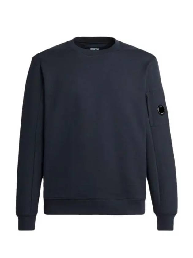 Diagonal Raised Fleece Sweatshirt Navy - CP COMPANY - BALAAN 6