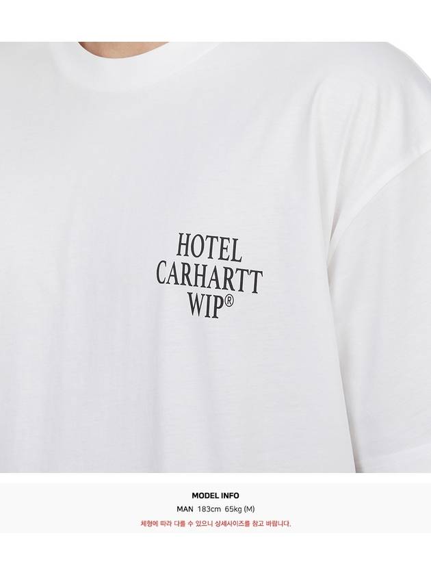 Graphic Print Short Sleeve T-Shirt White - CARHARTT WIP - BALAAN 7