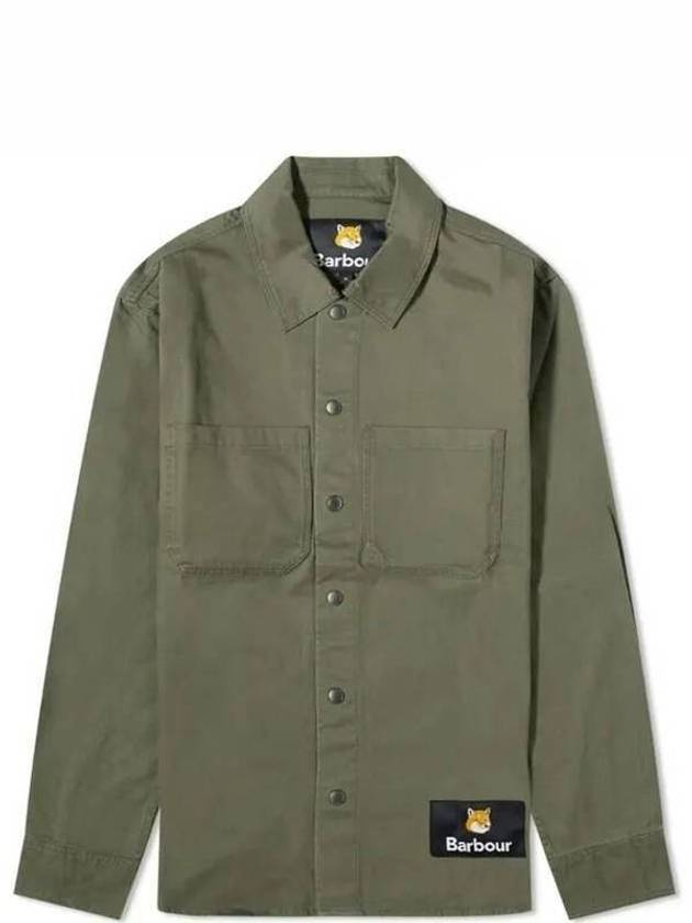 Relaxed Uniform Over Long Sleeve Shirt Green - BARBOUR - BALAAN 2