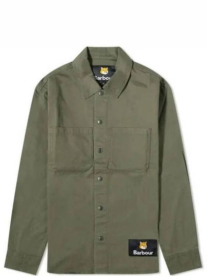 Relaxed Uniform Over Long Sleeve Shirt Green - BARBOUR - BALAAN 2