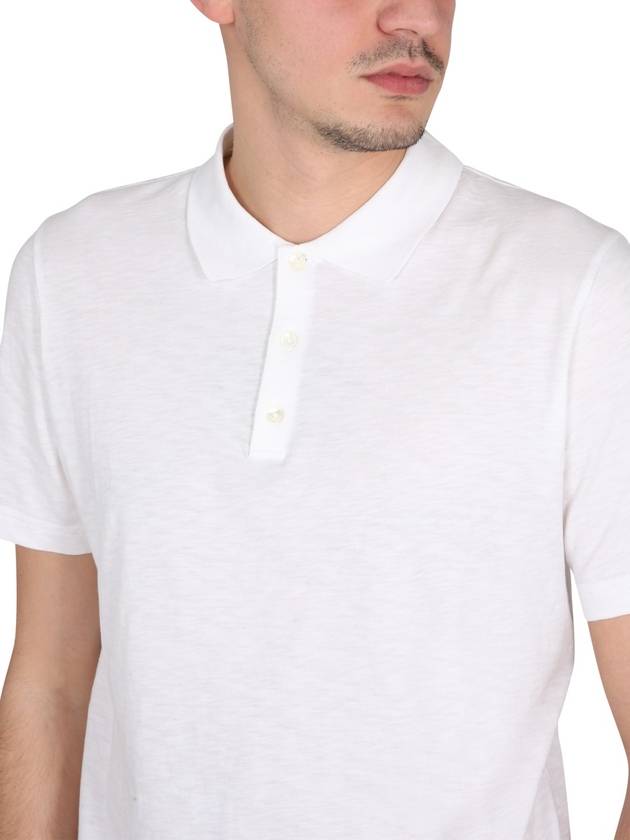 Bronn Cotton Short Sleeve Polo Shirt White - THEORY - BALAAN 7