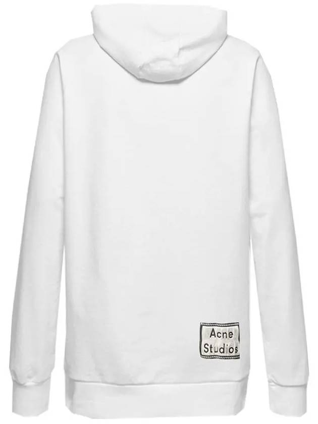 Back Label Patch Hooded Top White - ACNE STUDIOS - BALAAN 4