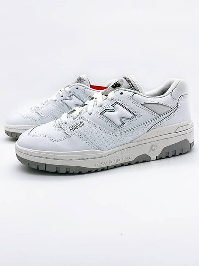 550 Logo Low Top Sneakers Grey White - NEW BALANCE - BALAAN 2