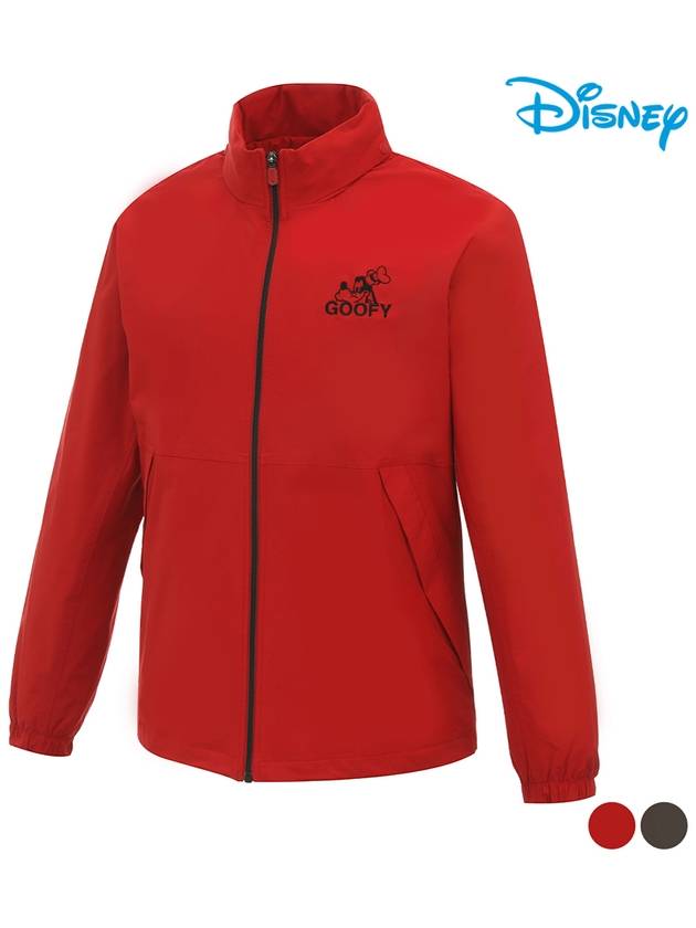 Men s character embroidery point half neck zip up jumper DO3MJP002 - DISNEY GOLF - BALAAN 1