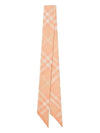 Check Skinny Silk Scarf Pink - BURBERRY - BALAAN 3