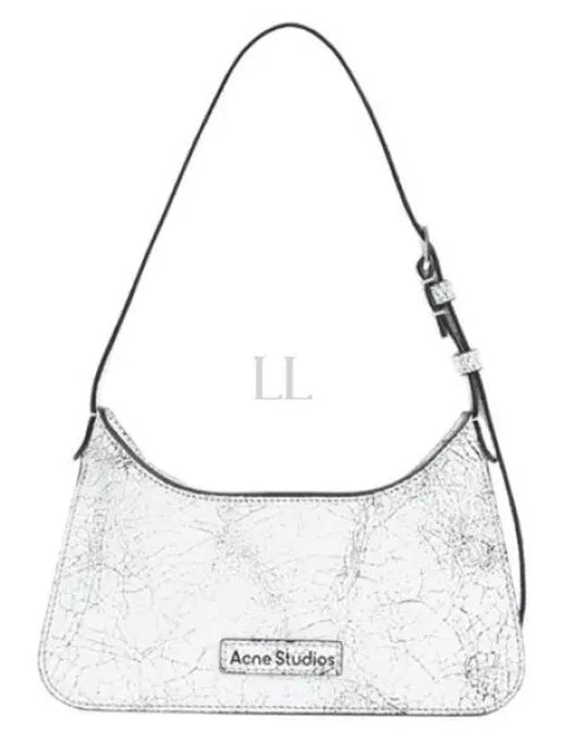 Platt Micro Leather Shoulder Bag White - ACNE STUDIOS - BALAAN 2