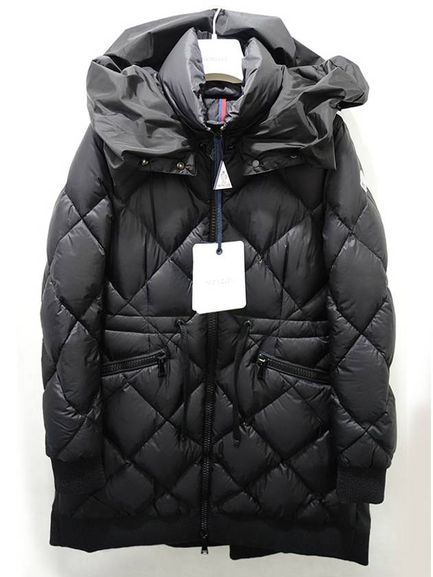 VERRERIE Quilted Ruffle Hood Long Padding - MONCLER - BALAAN 3