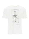 24/1 Jersey Artisanal Card Short Sleeve T-Shirt White - CP COMPANY - BALAAN 2