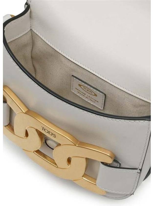 Women's Kate Logo Leather Mini Cross Bag White - TOD'S - BALAAN 6