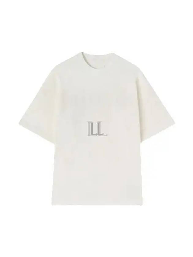 Logo Print Short Sleeve T-Shirt White - JIL SANDER - BALAAN 2