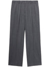 Pleated Detail Straight Pants Grey - OUR LEGACY - BALAAN 1