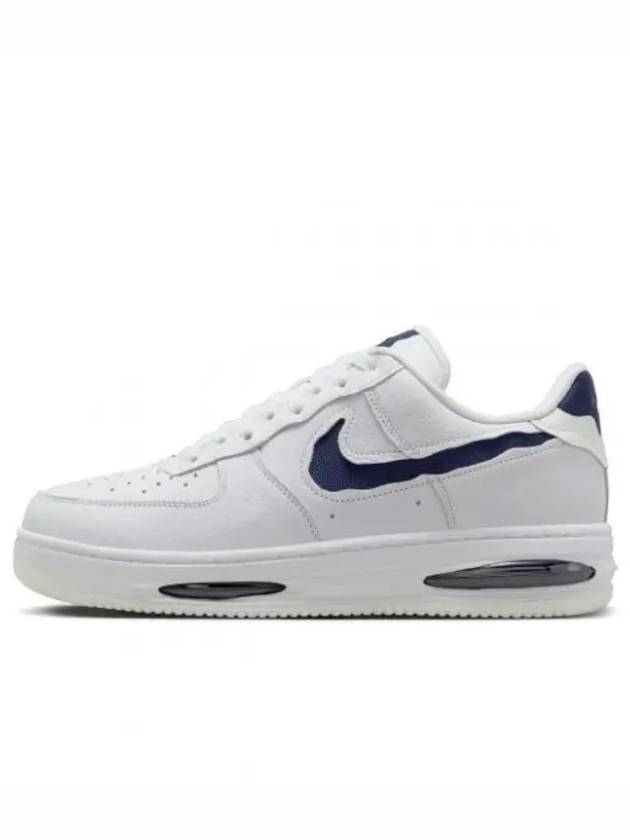 Air Force 1 Low Evo Top Sneakers White Mid Navy - NIKE - BALAAN 1