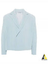 Tailored Pleated 2 Jacket Blue - ISSEY MIYAKE - BALAAN 2