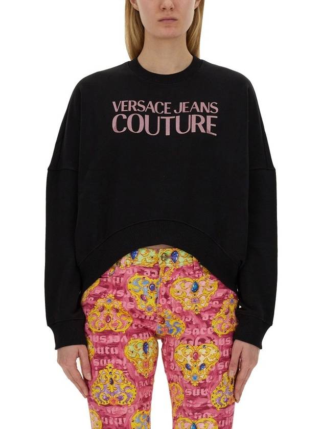 Versace Jeans Couture Sweatshirt With Logo - VERSACE - BALAAN 4