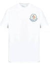 Logo Crew Neck Short Sleeve T-Shirt White - MONCLER - BALAAN 2