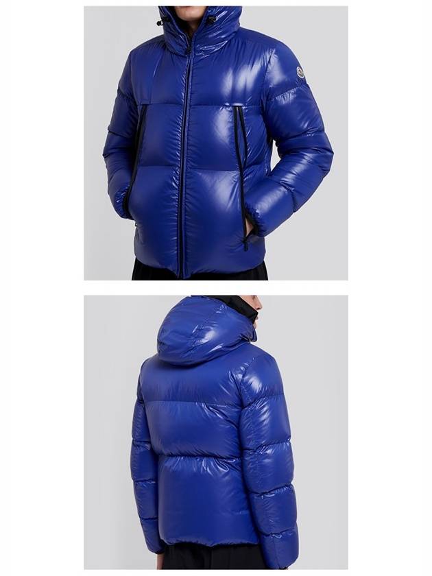 Men's Logo Baroness Padding Blue - MONCLER - BALAAN 6