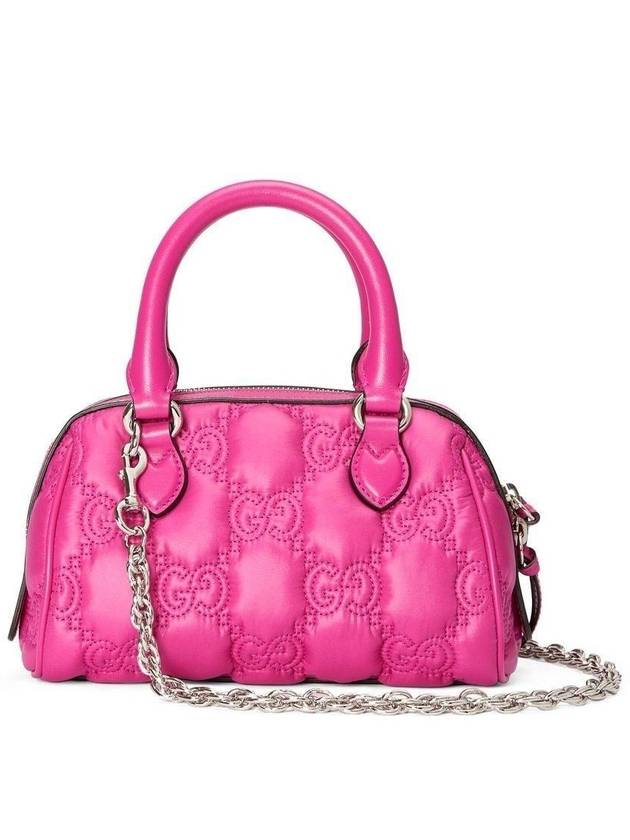 GG Materase Nylon Leather Quilting Tote Bag Pink - GUCCI - BALAAN 3