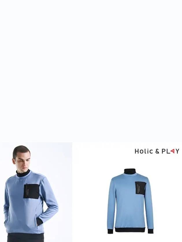 brushed long-sleeved T-shirt-HB4MTS001SB - HOLIC&PLAY - BALAAN 5