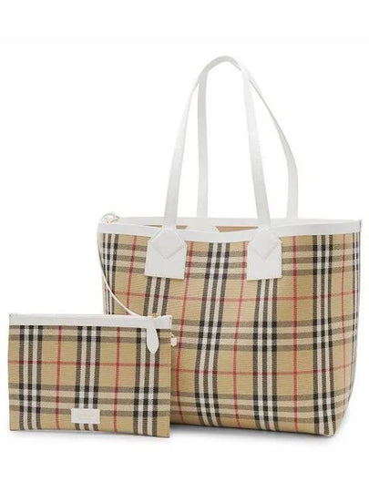 London Medium Tote Bag Brown - BURBERRY - BALAAN 2