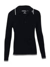 Mimmi Logo Polo Knit Black GWKW11737 9999 - J.LINDEBERG - BALAAN 1